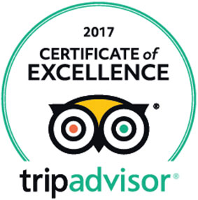 2017 Certificate of Excellence Tripadvisor