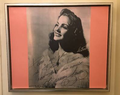 Carmen Sevilla, the spanish actress that satyed in Hotel do Império in 1954, former Hotel Britania