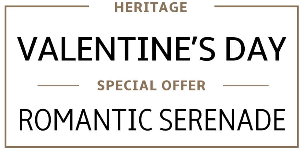 Heritage Valentines Day with romantic serenade in the castle